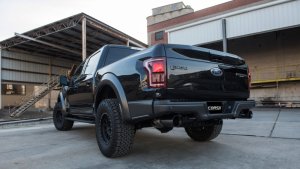 Ford F-150 Performance Exhaust - Rear - CORSA Performance - Cat-Back Dual Rear Exit - Gunmetal - `17-`20